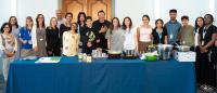Rocco DiSpirito and students with the CU-HERE program